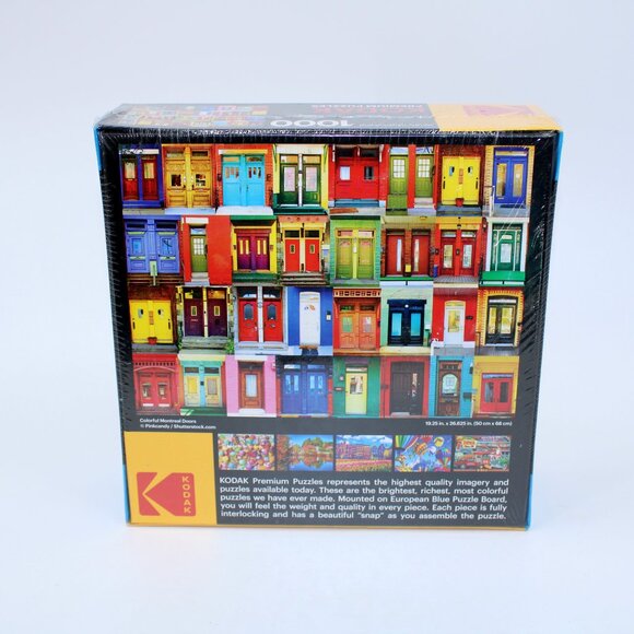 Kodak Premium Colorful Montreal Doors 1000 Pc. Puzzle 19.25 In. × 26.625 In. - Picture 2 of 2